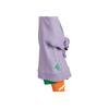 adidas FW22 Logo Solid Color Hoodie With Drawstring And Zipper Women Tops Purple IB5900