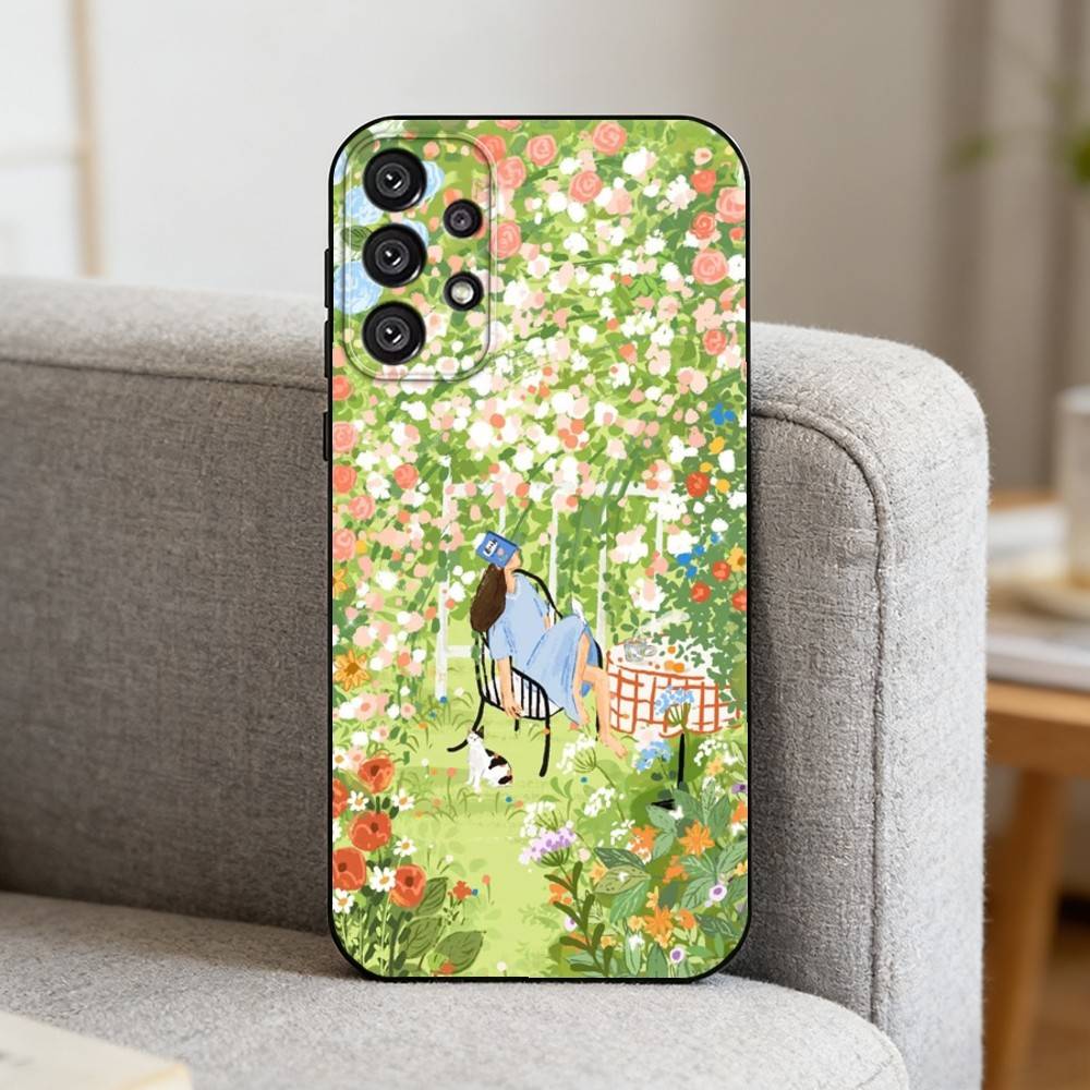 H-Human And Natural Scenery   Phone Case For Samsung S25,S24,S21,S22,S23,S30,Ultra,S20,Plus,Fe,Note,10,9,5G Black Cover