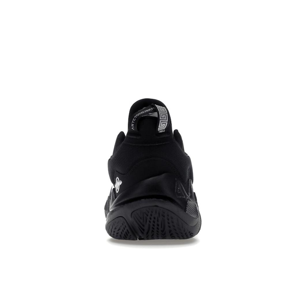 Nike Giannis Immortality 2 Nero Swoosh Olografico Scarpe da Uomo Grigio Lupo Bianco DM0825-002