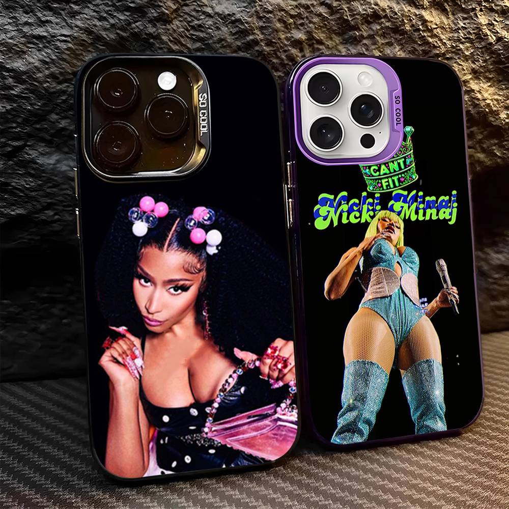 Nicki Minaj Rapper Phone Case For IPhone 16 15 14 13 12 11 Pro Max 17 Plus Colorful Cover