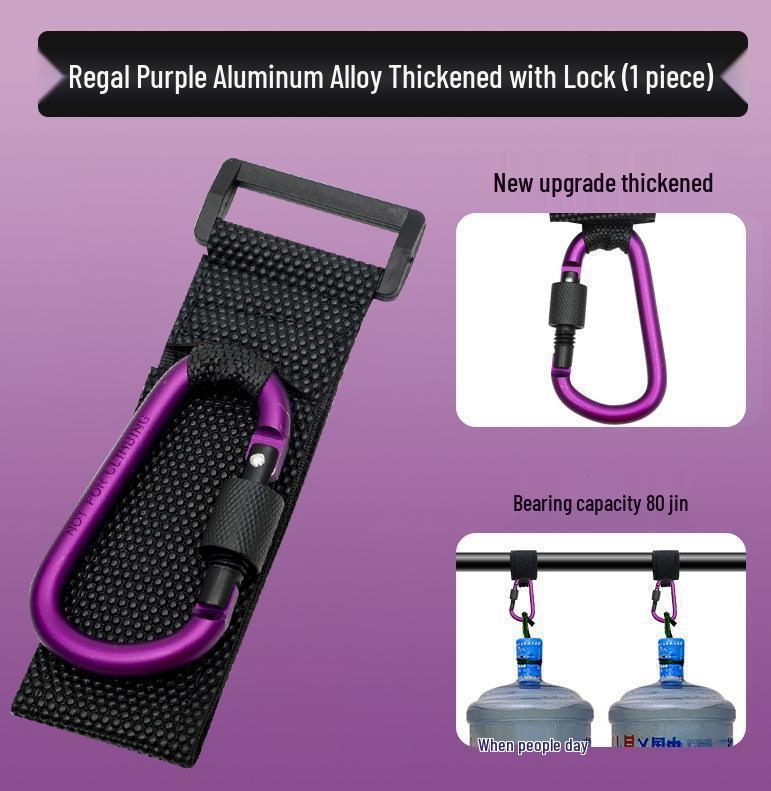 Univerzální hák na helmu a řídítka pro elektromobil, bez nutnosti vrtání.