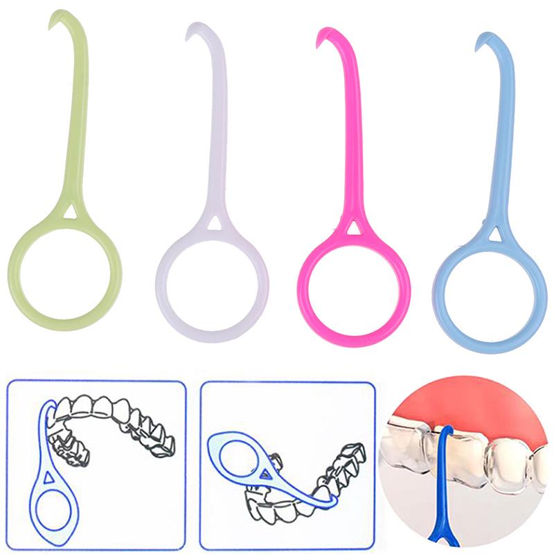 50PCS/Set Dental Aligner Remover Invisible Braces Extractor Bracket Orthodontic Tooth Hook Dental Tools Dentisty