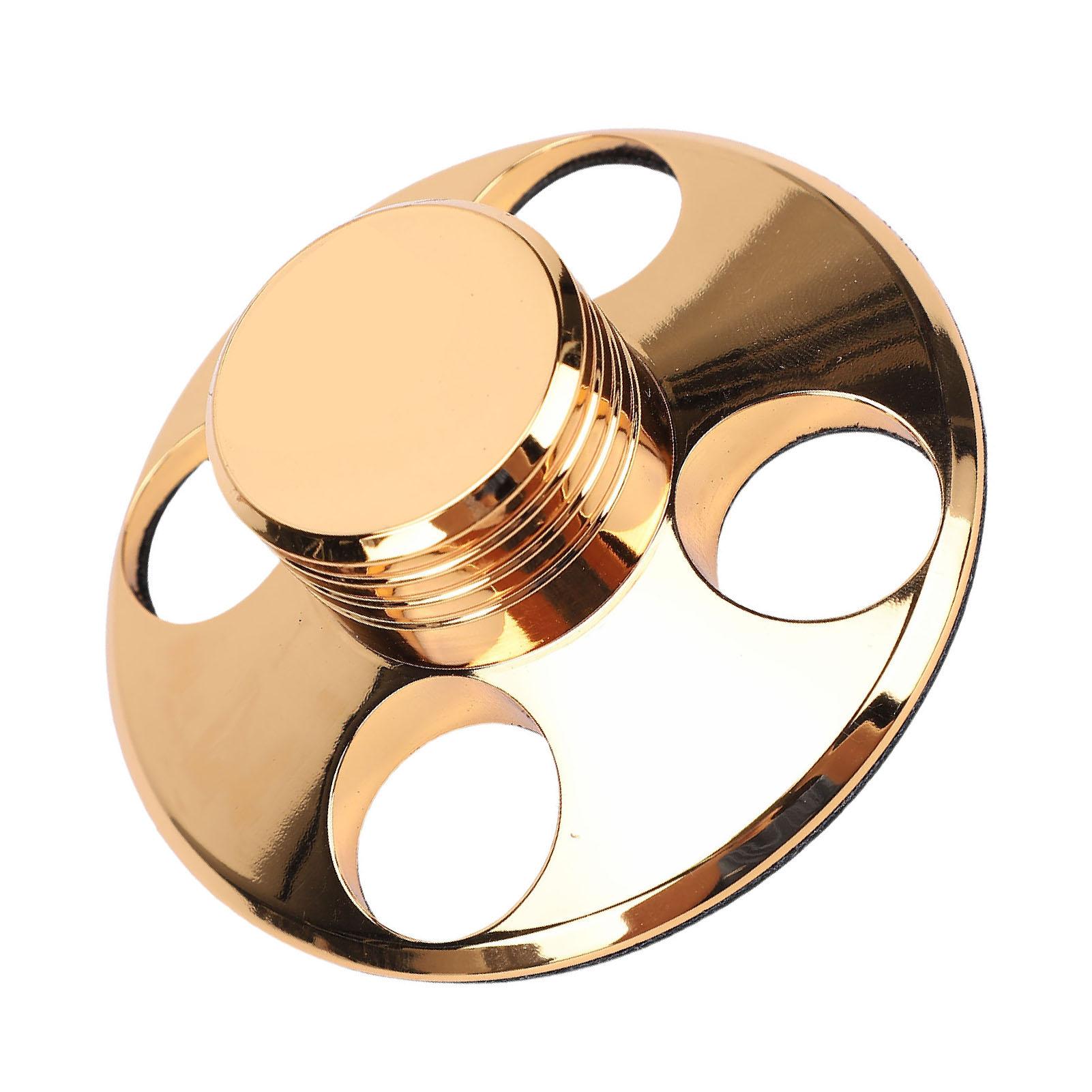 

Record Weight Stabilizer Fit for HiFi Record Player Aluminum Turntable Disc Stabilizer with Protective Soft Pad Vibration Reducer