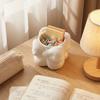 3D Printed Bow Pen Holder for Desk Multifunctional Makeup Brush Storage Container Cute Vanity Organizer for Office Supplies