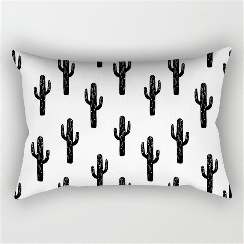 

Классический черно-белый наволочка с геометрическим рисунком в полоску, диван, гостиная, автомобильное кресло, наволочка, домашний декор, наволочка 30X50 30X50cm