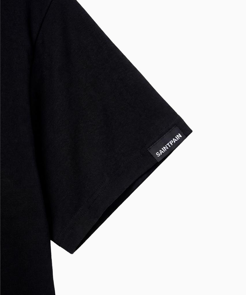 SAINTPAIN Sp Medieval Emblem Short Sleeve T-Shirt Black