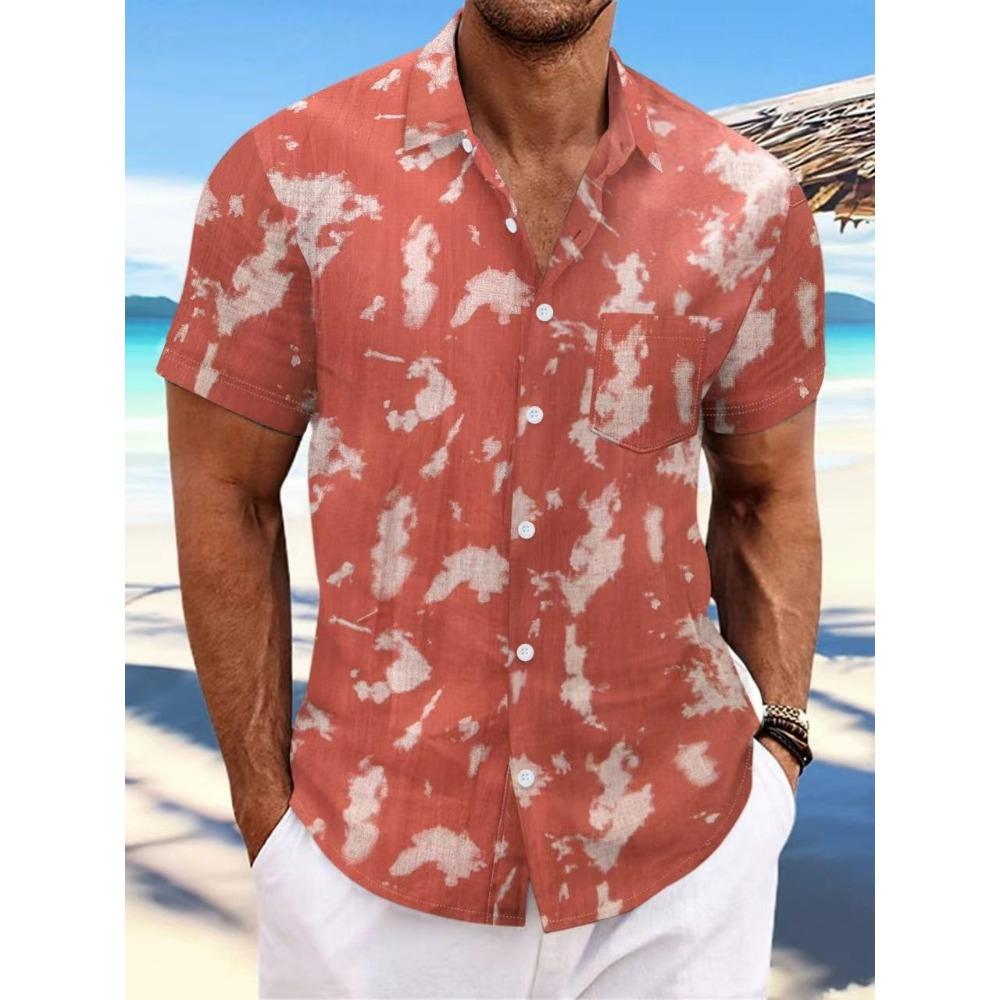 Summer Collar Short Sleeved Men's Casual Sports Shirt