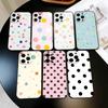 DOT P-Polka Muster Handyhülle Für iPhone 17, 16,15,14,13,12,11 Plus,Pro Max, Andere Weiche Schwarze Abdeckung