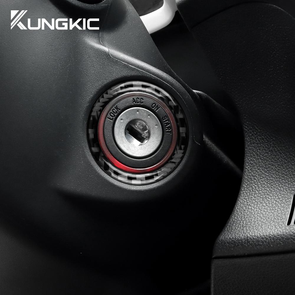 Real Soft Carbon Fiber Sticker For Subaru WRX/WRX STI 2025 2025 2025 Car Ignition Key Hole Engine Ring Trim Ignition Interior