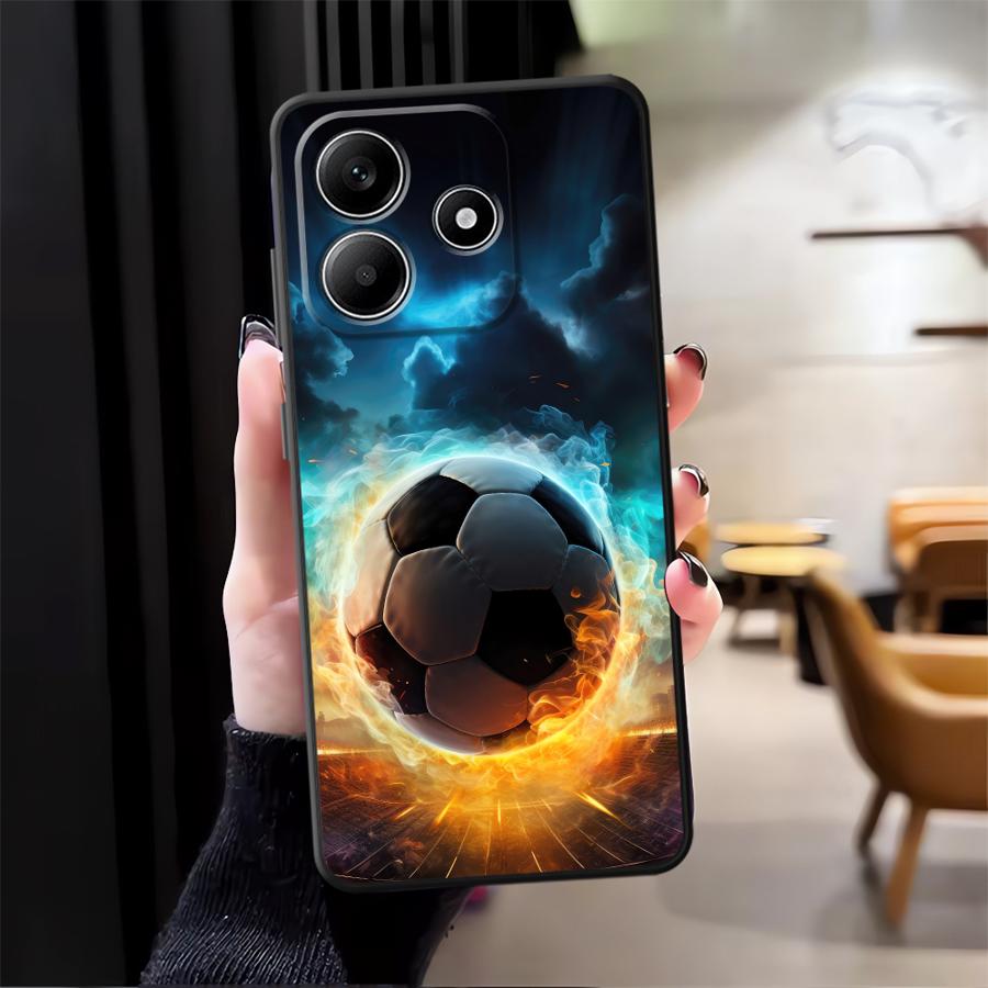 Case for Xiaomi Redmi Note 14 12C 13C 12 11 A3 13 Pro Plus 14C K80 A4 A5 A1 10 9 8 7 Phone Cover A2 A1 K40 Football
