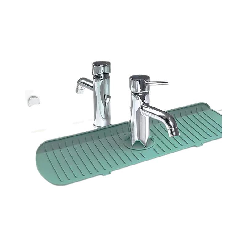 Silicone Splash-Proof Kitchen Sink Drainer Mat