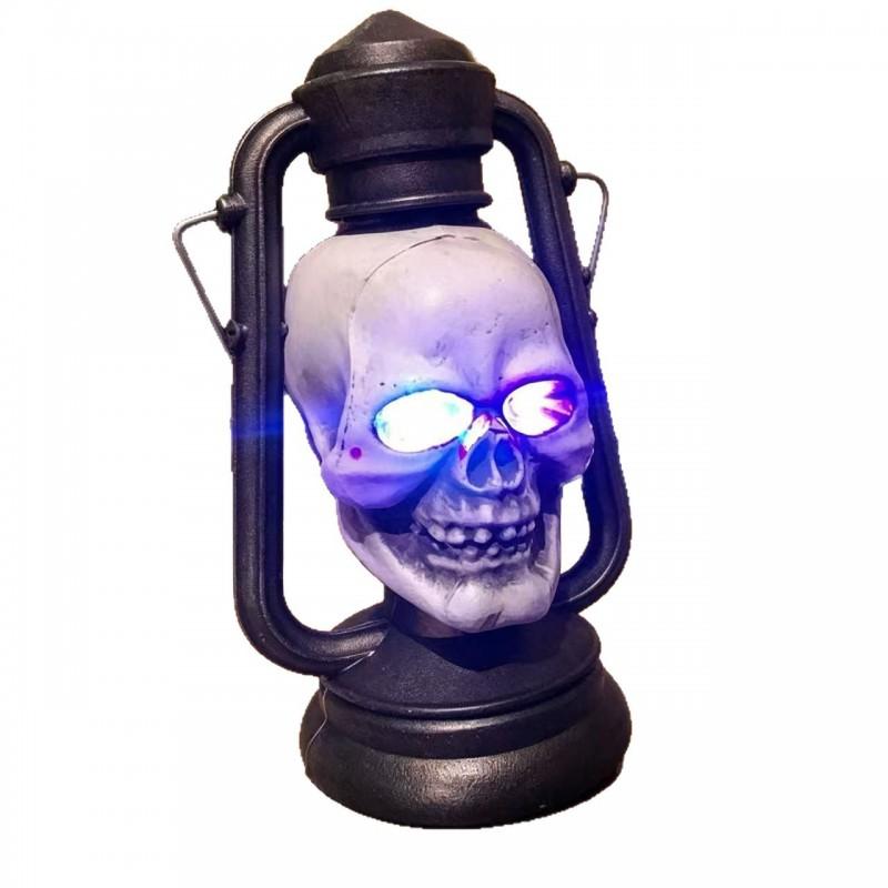 Halloween Totenkopf Laterne Dekorative Requisite Spukhaus Bar Escape Room Party Dekoration