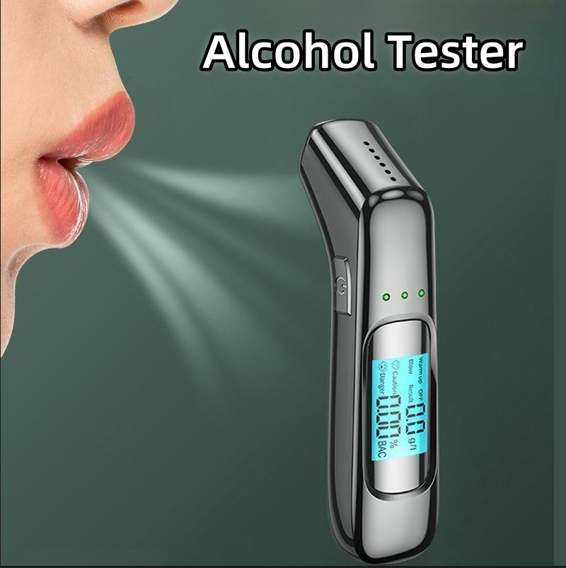 Portable Breath Alcohol Tester High Precision Home Use DUI Alcohol Detector Breathalyzer