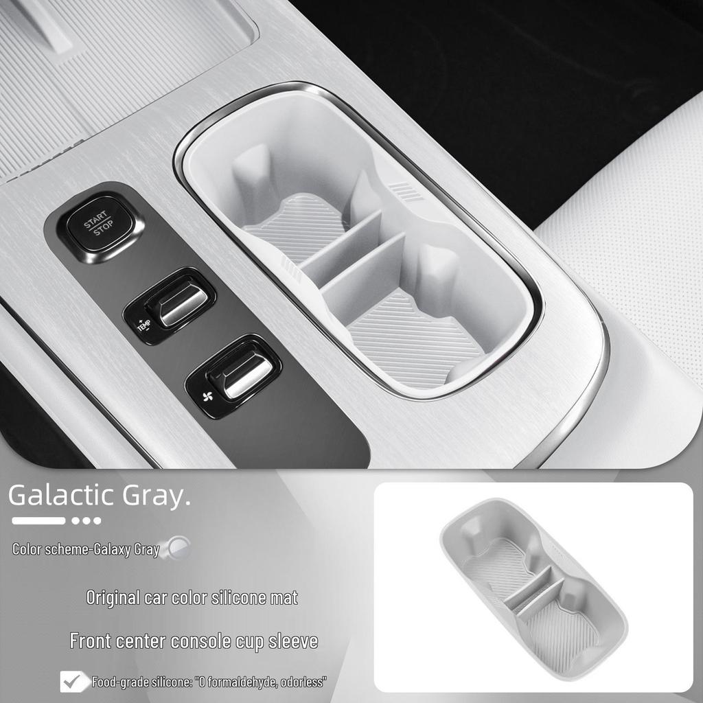 Anti-Slip Shock-Absorbing Cup Holder and Coaster for Xiaomi SU7 Console