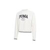 Sweatshirts Women's White Crew Neck Moderate Other 623597-65