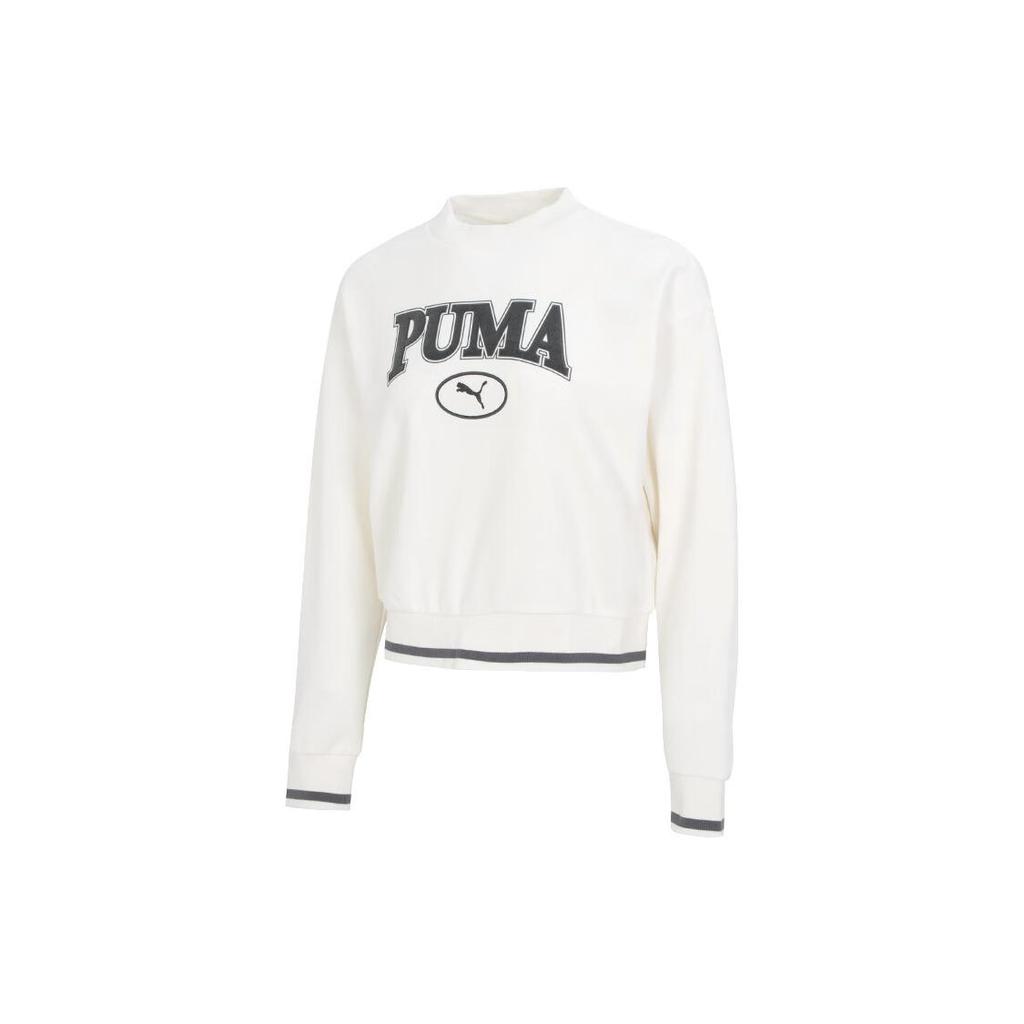 Puma Sweatshirts Women's White Crew Neck Moderate Other 623597-65