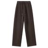 Shangdubila Women's Winter Fleece-Lined Casual Straight-Leg Trousers