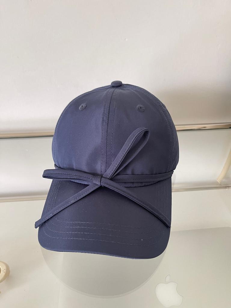 Summer Thin Quickdry Baseball Cap With Bowknot For Women Sun Protection And Sunshade