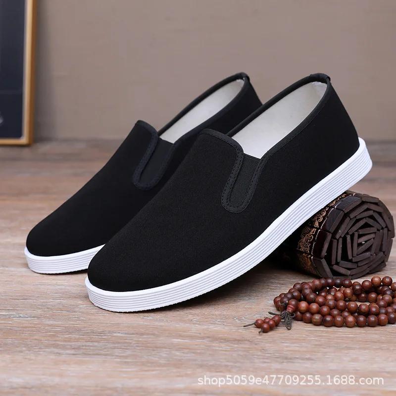 

Модная новая весенне-летняя мужская парусиновая обувь на вулканизированной подошве с вышивкой, удобная легкая мужская обувь для весны/осени 39