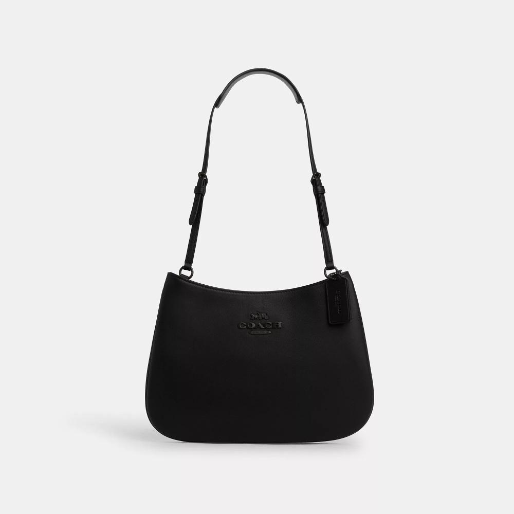 

Сумка через плечо Coach Penelope черная медно-черная