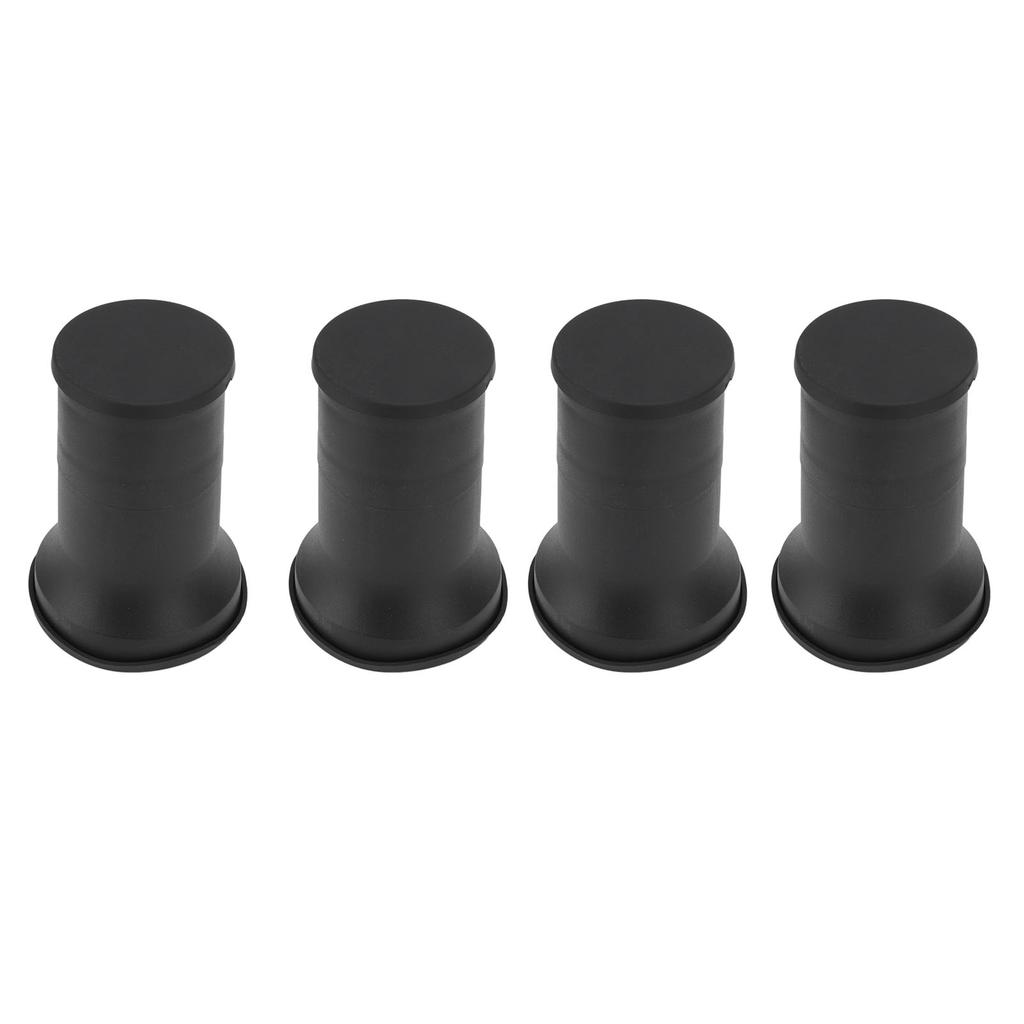 4pcs Round Furniture Lifters with Rubber Non Slip Pads Plastic Bed and Furniture Raisers Set