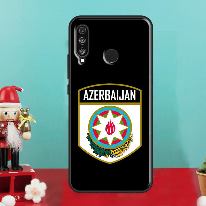 Azerbaijan Flag Coat of Arms For Huawei Nova 10 9 SE 12i 12s 11i 8i Y90 Y60 Y70 Y72 Y73 Y61 Y91 P30 P40 Lite P60 Pro Case
