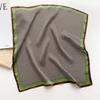 Fashion 100% Real Silk Scarf 53cm Square Bandelet Women's Silk Temperament Small Scarf Neck Decorative Wrap Printed Scarves