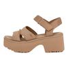 UGG New Heights Suede One Strap Sandals 7.6cm Women's Brown 1167475-MDSD