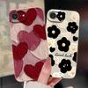 For iPhone17 17E 17Air 17Pro 17ProMax Case Pink Rose Rainbow Trendy Antifouling Bumper For iPhone17E iPhone 17 Pro Max Air Capa