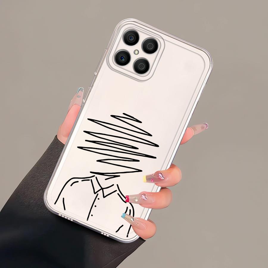 

Мягкий чехол для телефона для Honor X8b X9b X8 X7b 90 Lite X9a X8a Плохое настроение Honor 90
