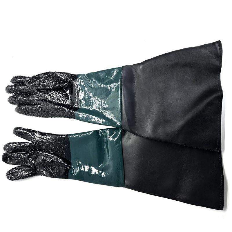 Feb.Blast Rubber Gloves For Sandblasting Sandblaster Sand Blast Cabinet Sandblasting Gloves Sandblaster Replacement Parts 23.6 I