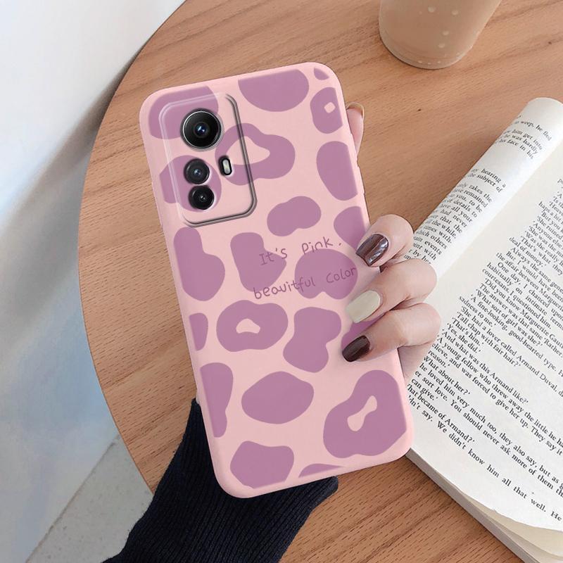 Cover For Redmi Note 12S Phone Case Fashion Vintage Leopard Painted Shell Soft Silicone Funda For Redmi Note12S Capa 6.43" Bags