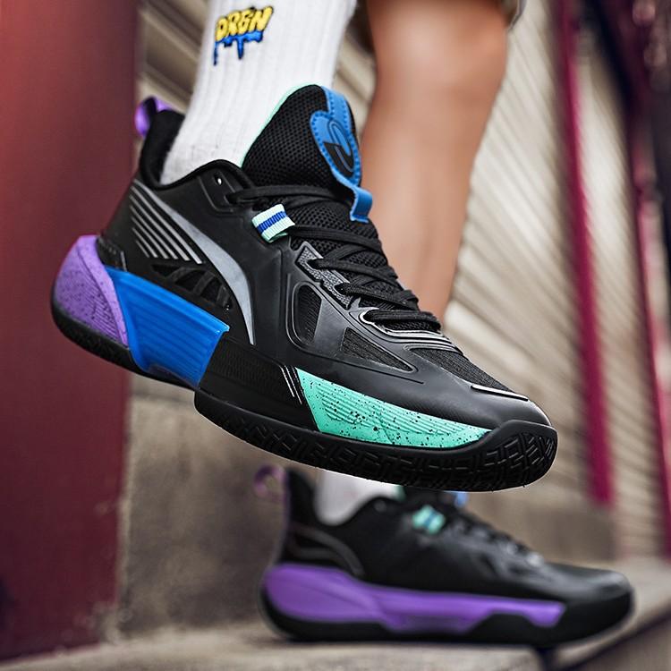 Practical Professional Basketball Elite Game Shoes Wear-resistant Actual Combat Cement Ground Youth Sneakers Friction Sound Shoes