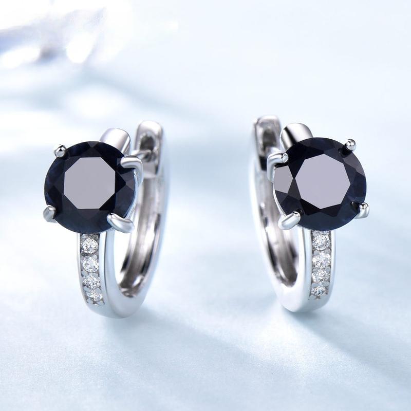 100% 925 Sterling Silver Clip Hoop Earrings for Women High Quality Wedding Engagement Charm Fashion Fine Party Jewelry Gift