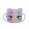 Adorable Colorful Cat Cartoon Design Kids Bag With Single Strap School And Play