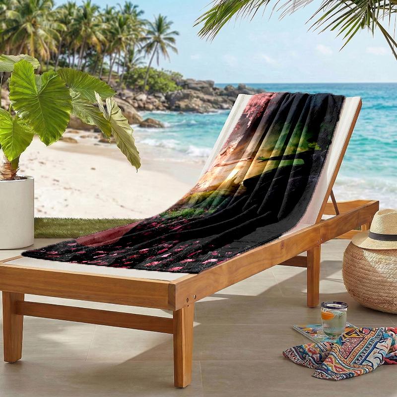 Fashion Beach Towel: Ideal for Summer Adventures Soft, Absorbent and Quick Drying Suitable for Swimming and Bathing