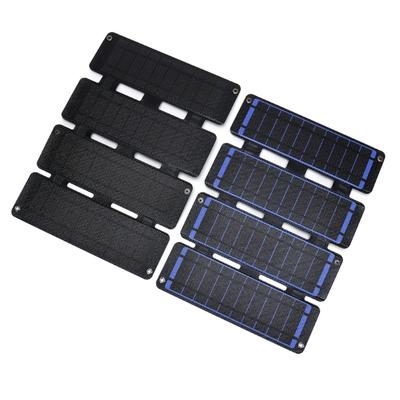 Portable 14W 5V Solar Charger With Double USB Port, Folding Solar Panel Charger for Outdoor Activities Travel Use