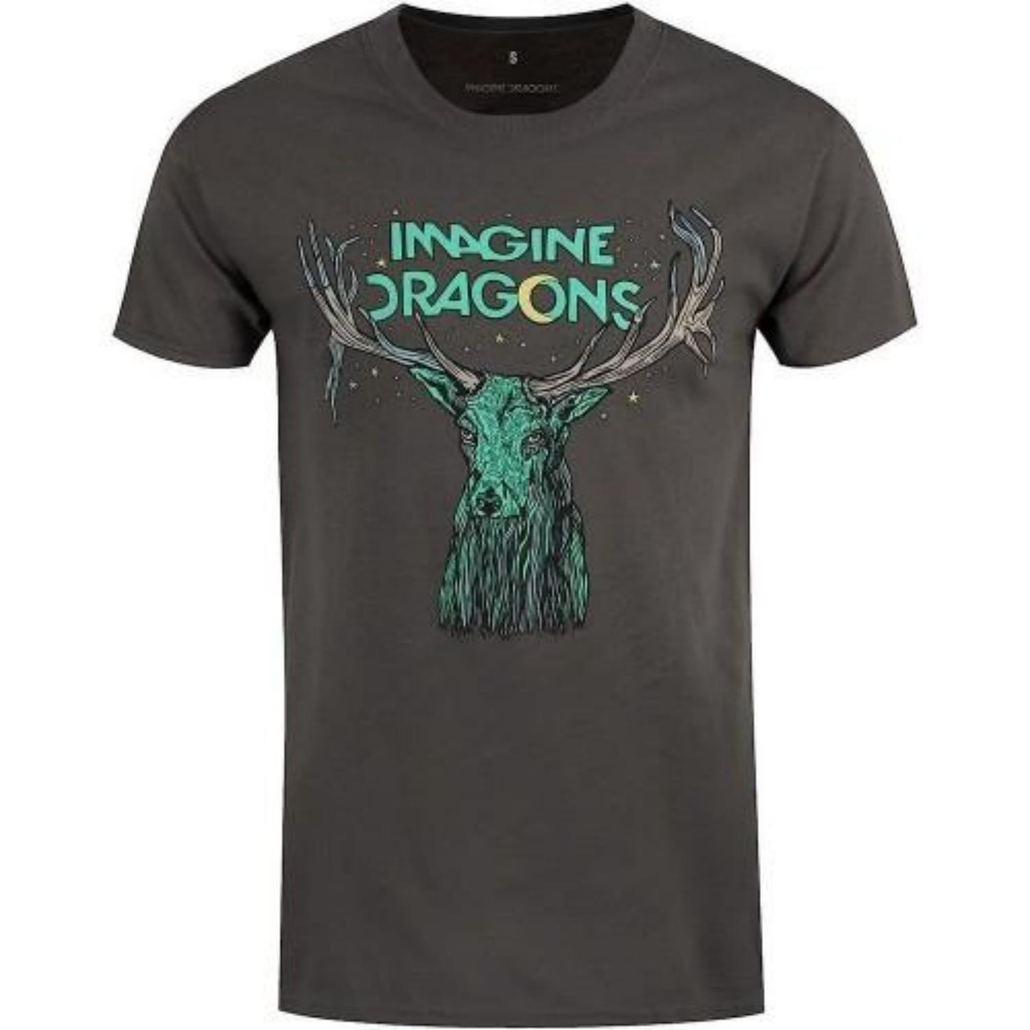 Imagine Dragons Unisex Adult Elk In Stars T-Shirt S