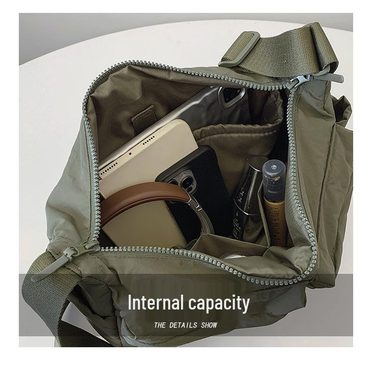 Unisex Multi-Pocket Casual Crossbody Tote