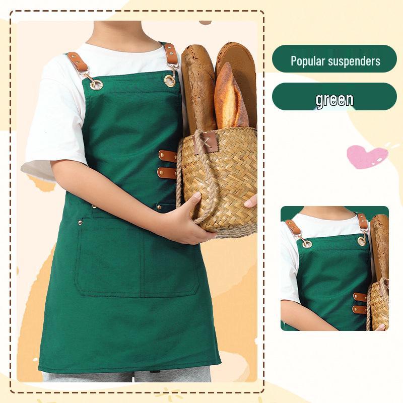 Waterproof & Oil-Proof Stain-Resistant Canvas Apron for Kitchens - Customizable Printing Available