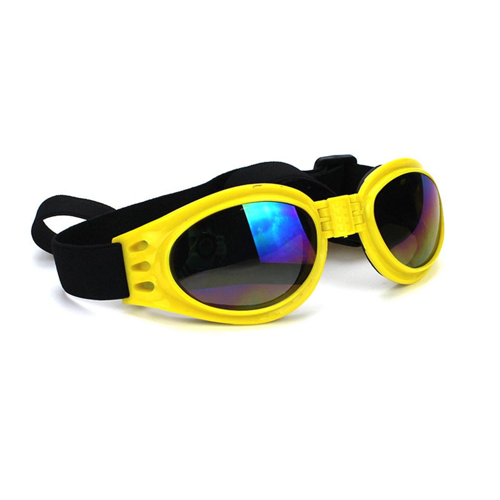 Foldable Windproof Pet Glasses With Adjust Strap Anti-Fog Dog Sunglasses Protective Goggles For Outdoor Activities Walking