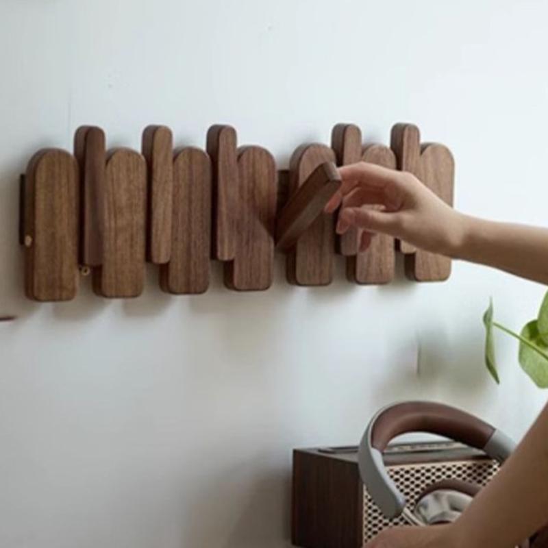 Wall Hanger Coat Rack Solid Wood Portable Organizer Hatstand Minimalist Interior Furniture Coat Rack Entrance Hall Design Racks