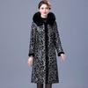 Women's Thickened Warm Mid-Length Over-the-Knee Coat Reversible Outerwear for Mothers