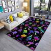 Psychedelic Mushrooms Pattern Floor Mat Carpet 15 Size Living Room Bedroom Bedside Bathroom Floor Mat Area Rug Club Home Decor