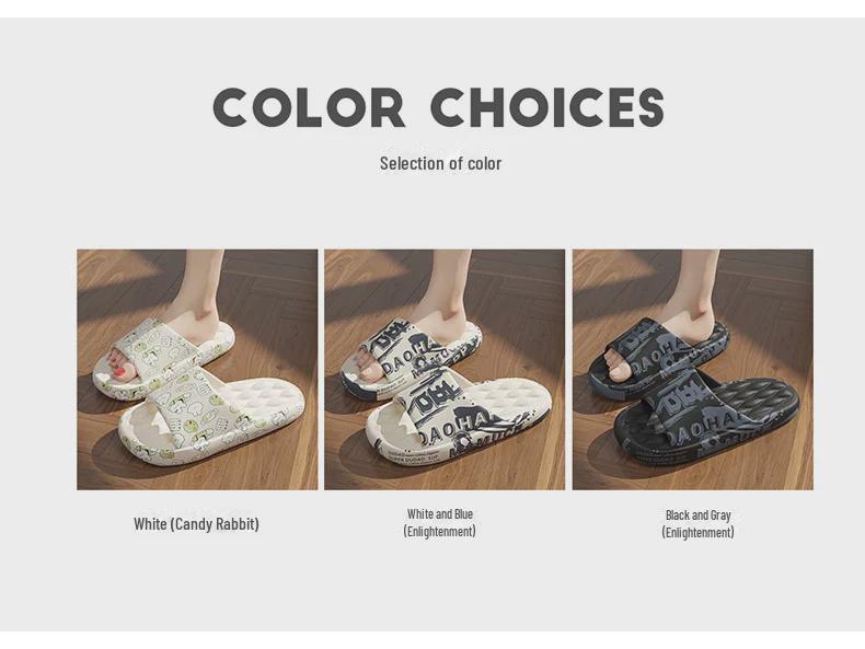 Comfort-Fit Summer Slippers for Men & Women: Non-Slip Indoor/Outdoor Bathing Footwear