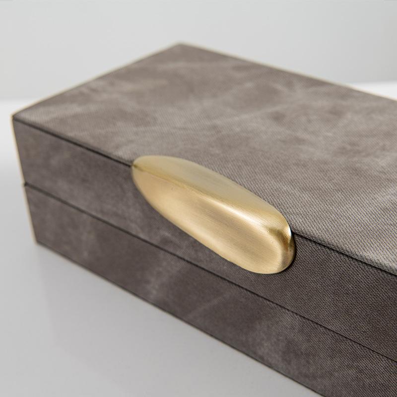 Non-woven Fabric Rectangular Storage Box Accessory Box Desktop Storage Container Jewelry Organizer Home Organization