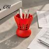 Pen Cup for Desk Badminton Shape Holder, Large Capacity Creative Storage Cup, Study Table Accessories 3D Printed Organizer Home And Office Supplies