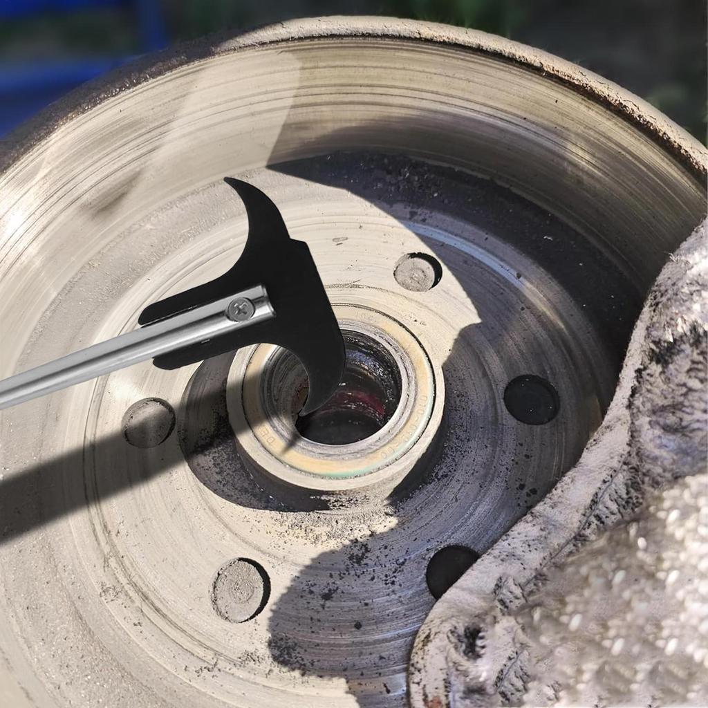 Motorrad Doppelhakenkopf Öldichtungsringschlüssel Stoßdämpfer Ölring Demontage Einbauwerkzeuge Achsdichtungsabzieher für Motorrad