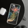 Buddhist Fire Lotus Phone Case Cover for iPhone 11 12 13 Mini 14 15 Plus 16 Pro Max 17 Air 7 8 + SE Art Customized Fundas 11 12
