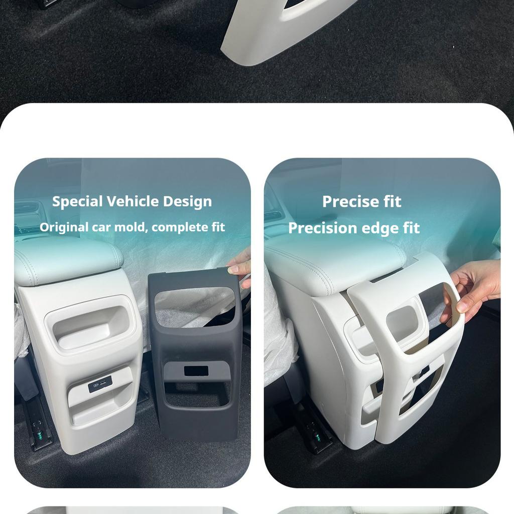 For Geely EX2 Car Central Control Rear Anti Kick Panel Armrest Box Rear Seat Anti Kick Interior Protector Cover